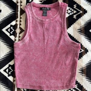 Urban Planet Pink Ribbed Tank Top